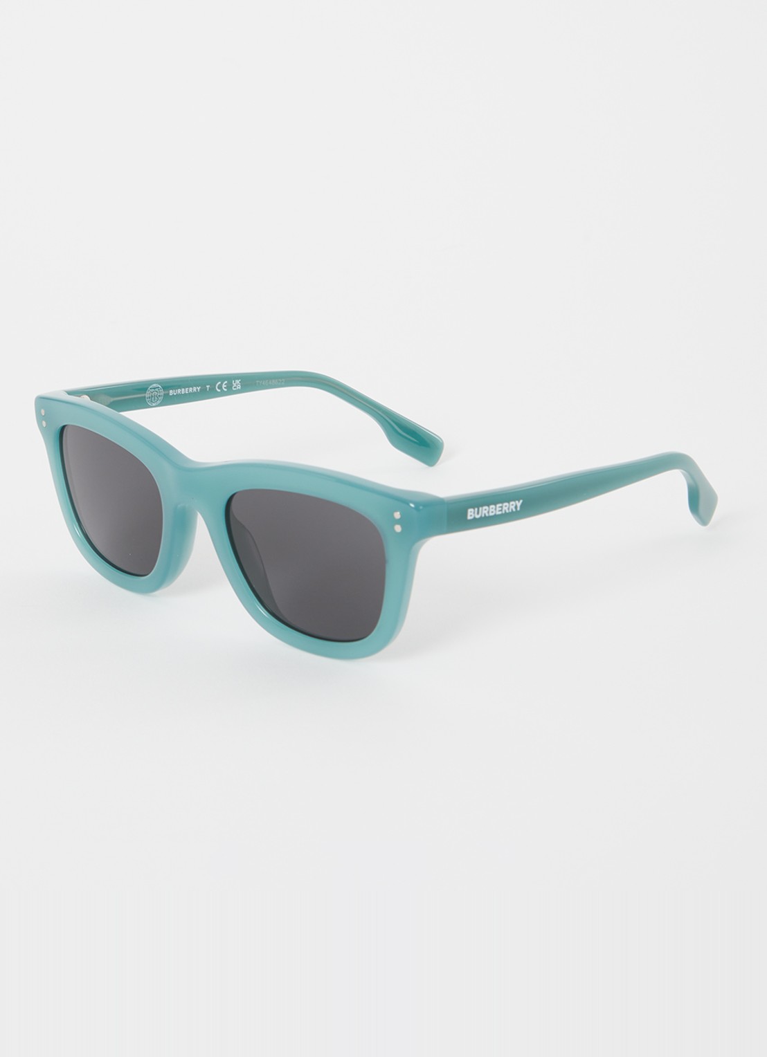 Burberry Wayfarer zonnebril JB4356 - voorkant 4 zeegroen