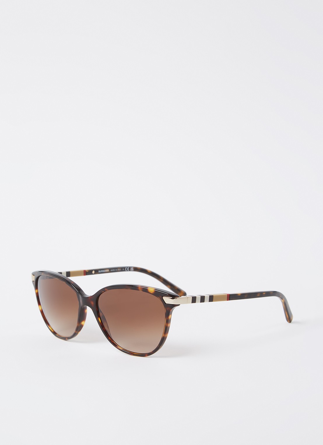 Burberry Zonnebril BE4216 - voorkant 4 donkerbruin