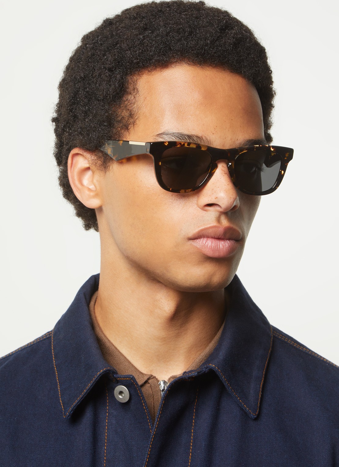 Burberry Zonnebril BE4426 - voorkant 5 donkerbruin