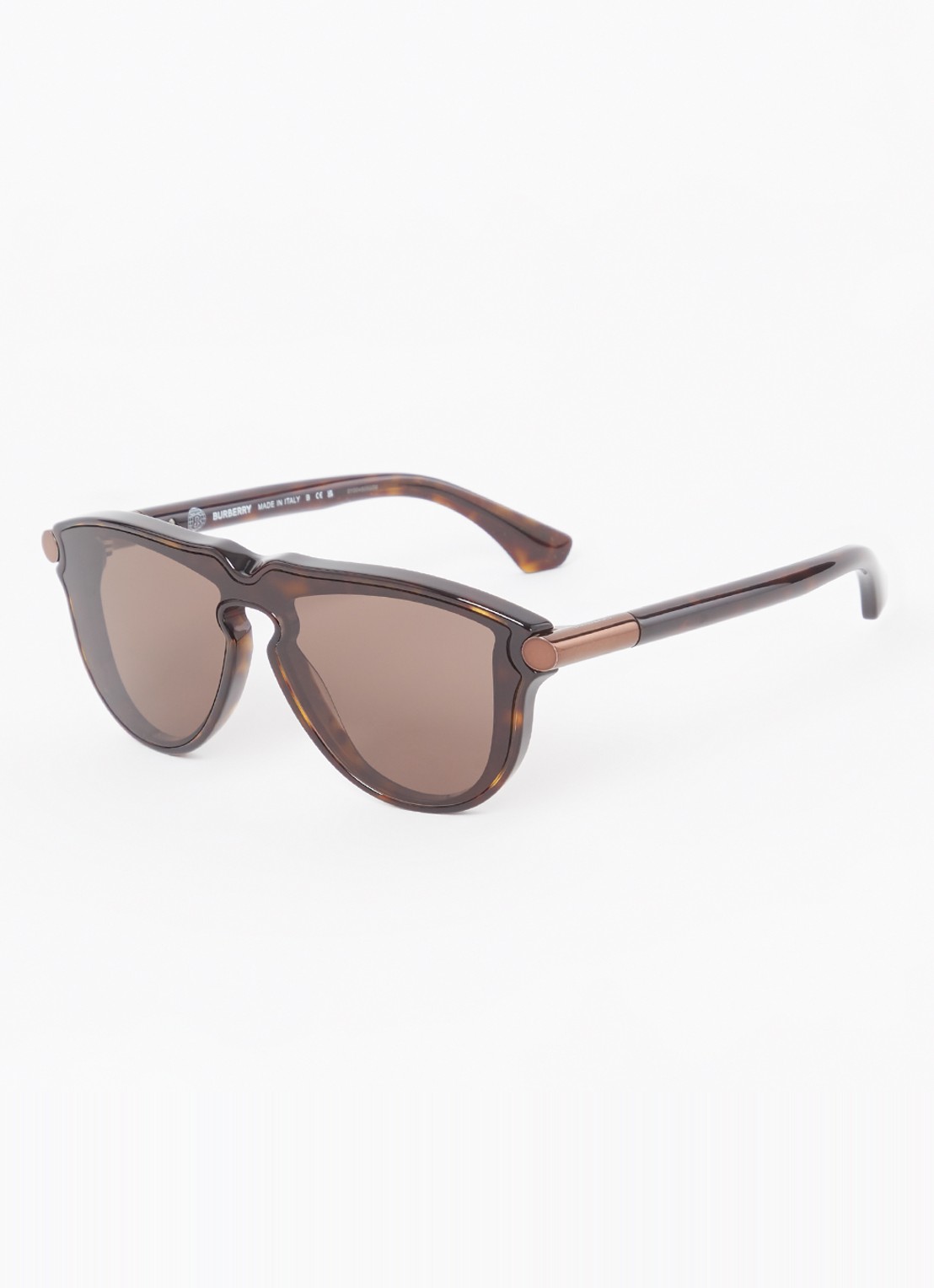 Burberry Zonnebril BE4427 - voorkant 4 donkerbruin