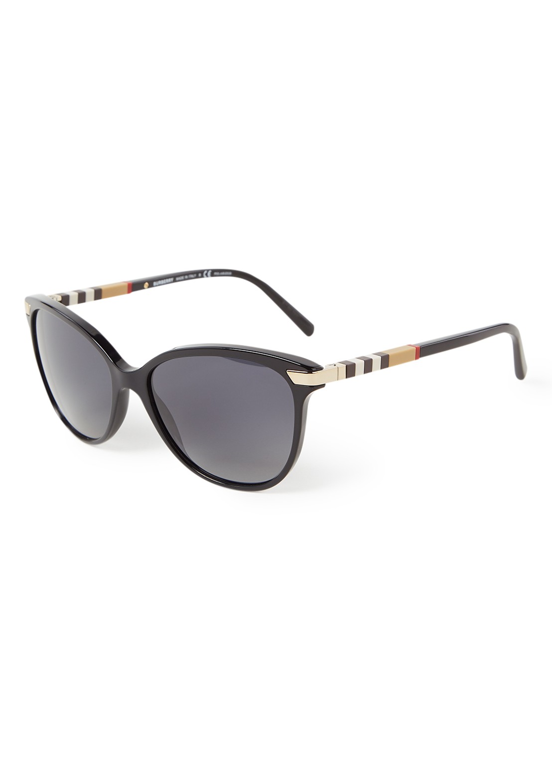 Burberry Zonnebril gepolariseerd BE4216 - voorkant 3 zwart