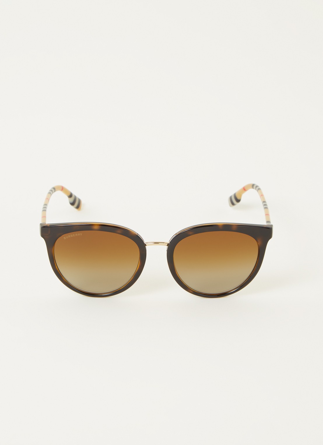Burberry Zonnebril gepolariseerd BE4316 - voorkant 2 donkerbruin