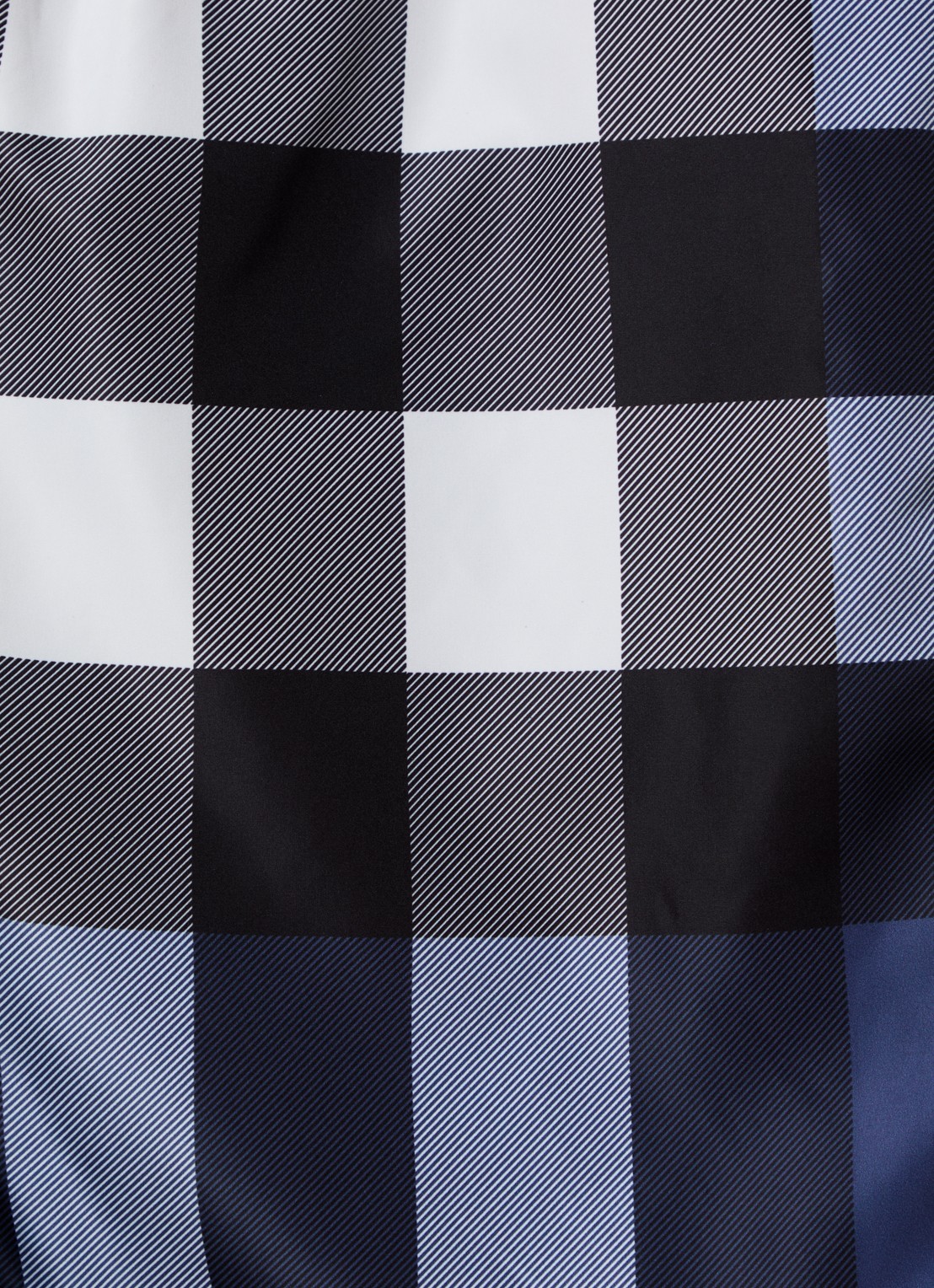 Burberry Zwemshorts met ruitdessin - detail 2 donkerblauw