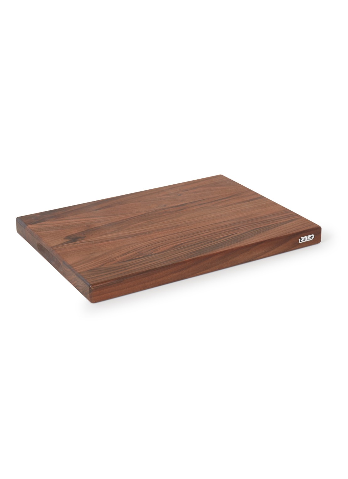 Butler Snijplank van walnoothout 40 x 30 cm - voorkant donkerbruin