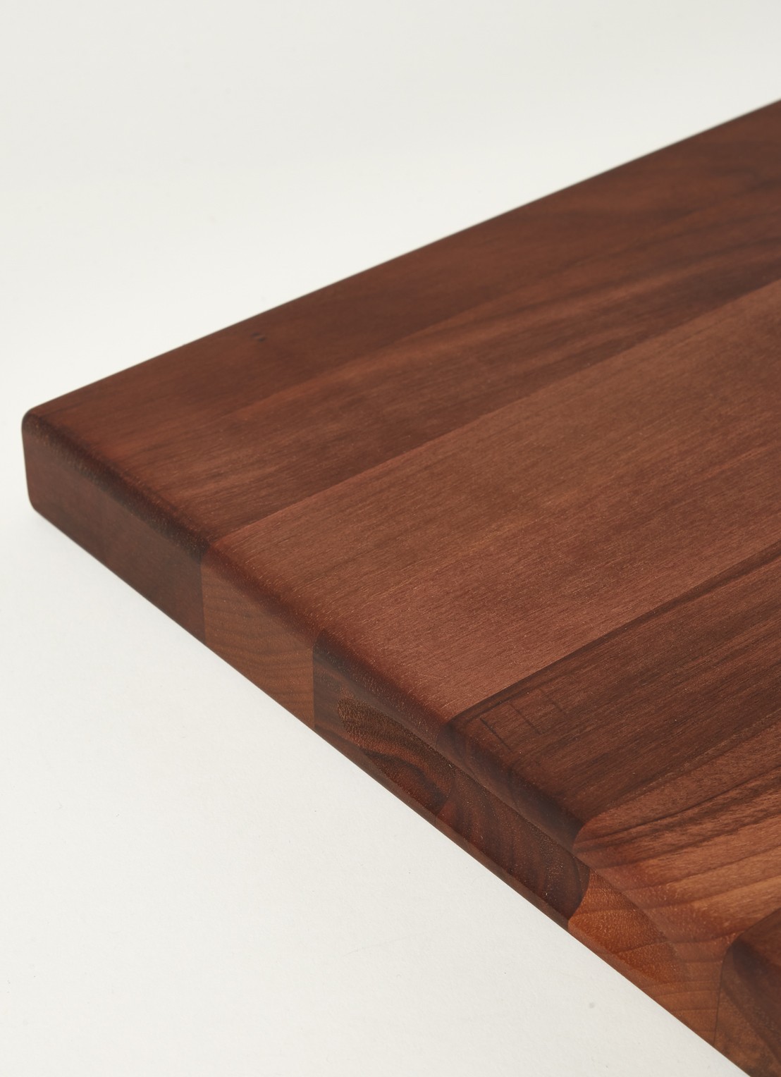 Butler Snijplank van walnoothout 45 x 35 cm - detail donkerbruin