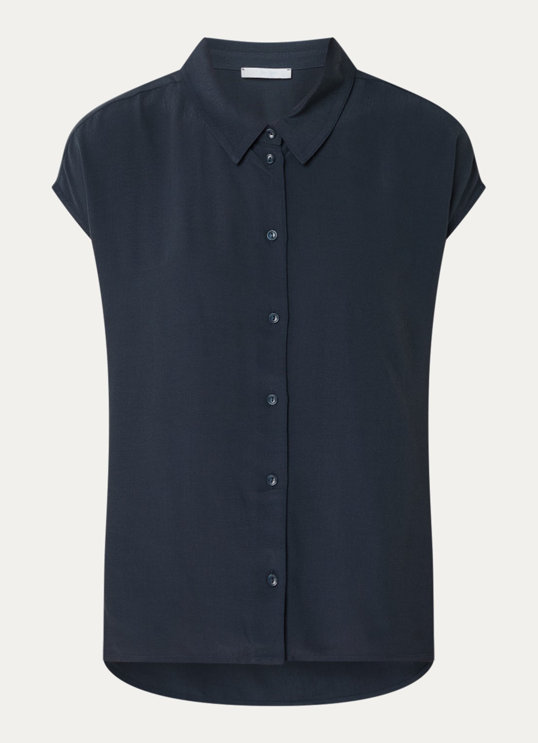 by-bar Kiek mouwloze blouse - voorkant 3 grijs