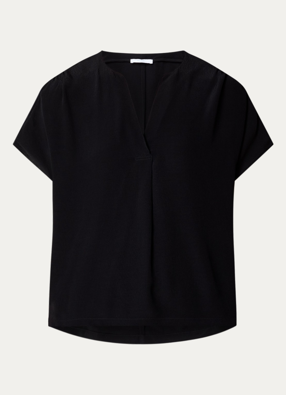 by-bar Moon tuniek met V-hals - voorkant zwart