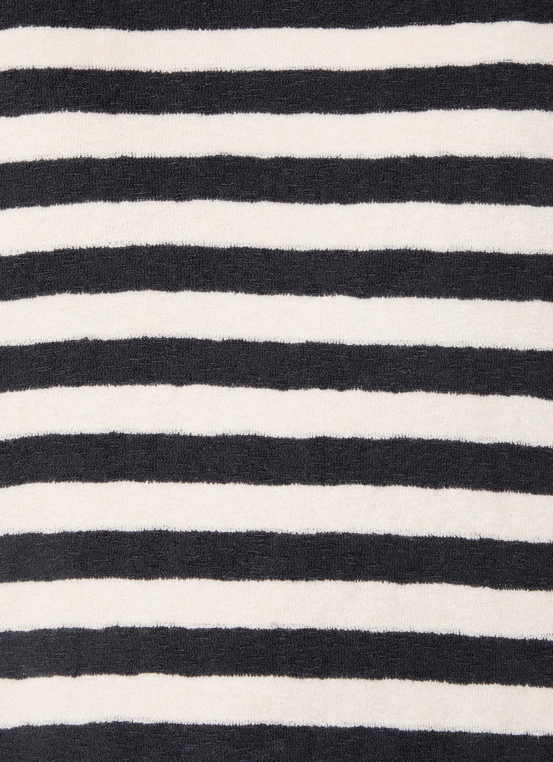 by-bar Neva top met streepprint - detail 4 zwart