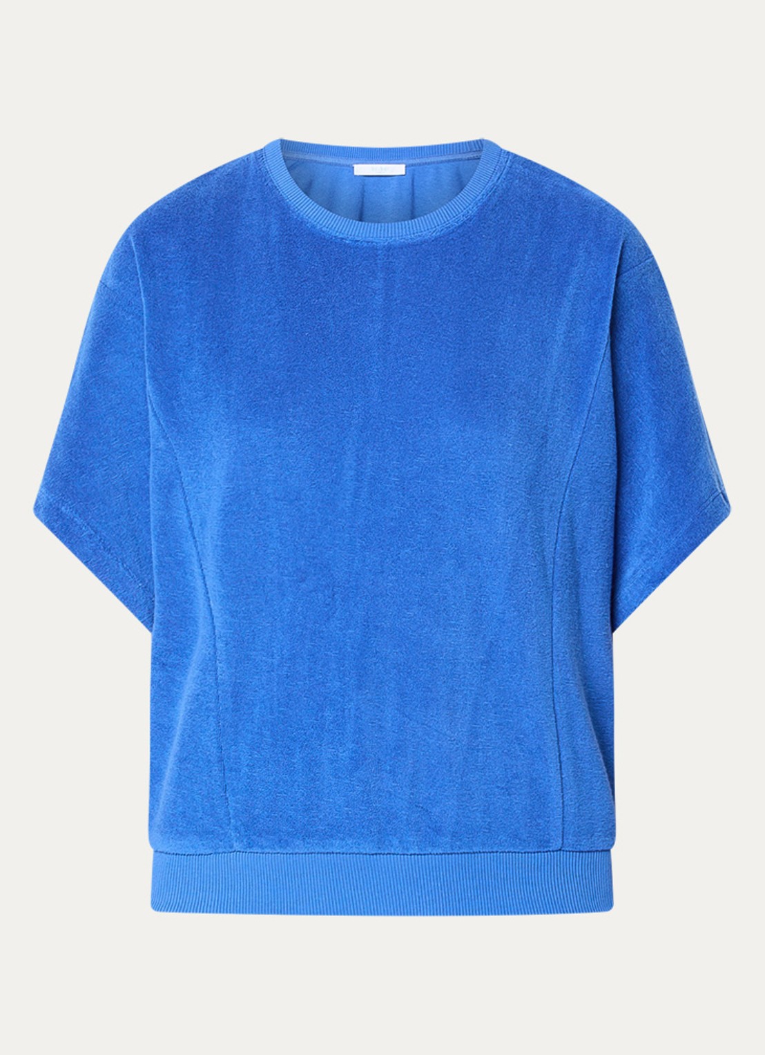 by-bar Nuki top van badstof - voorkant 2 donkerblauw