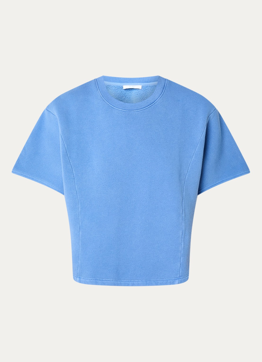 by-bar Suki top met ronde hals - voorkant blauw
