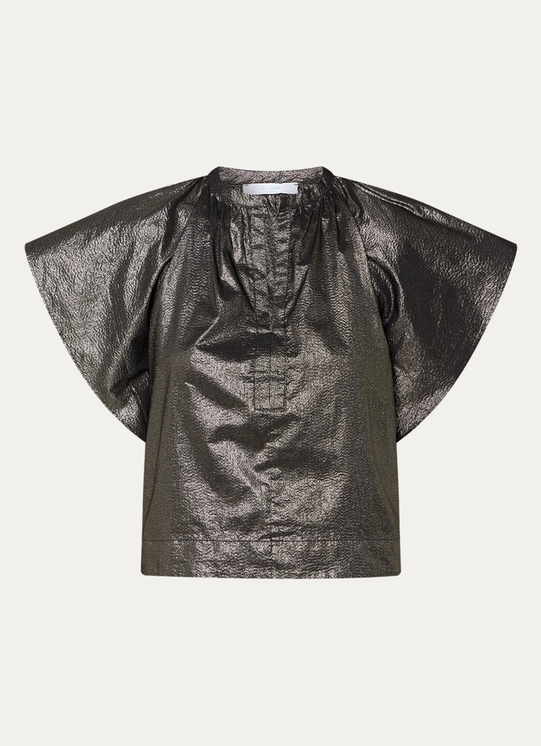 by-bar Vina tuniek met lurex  - voorkant goud