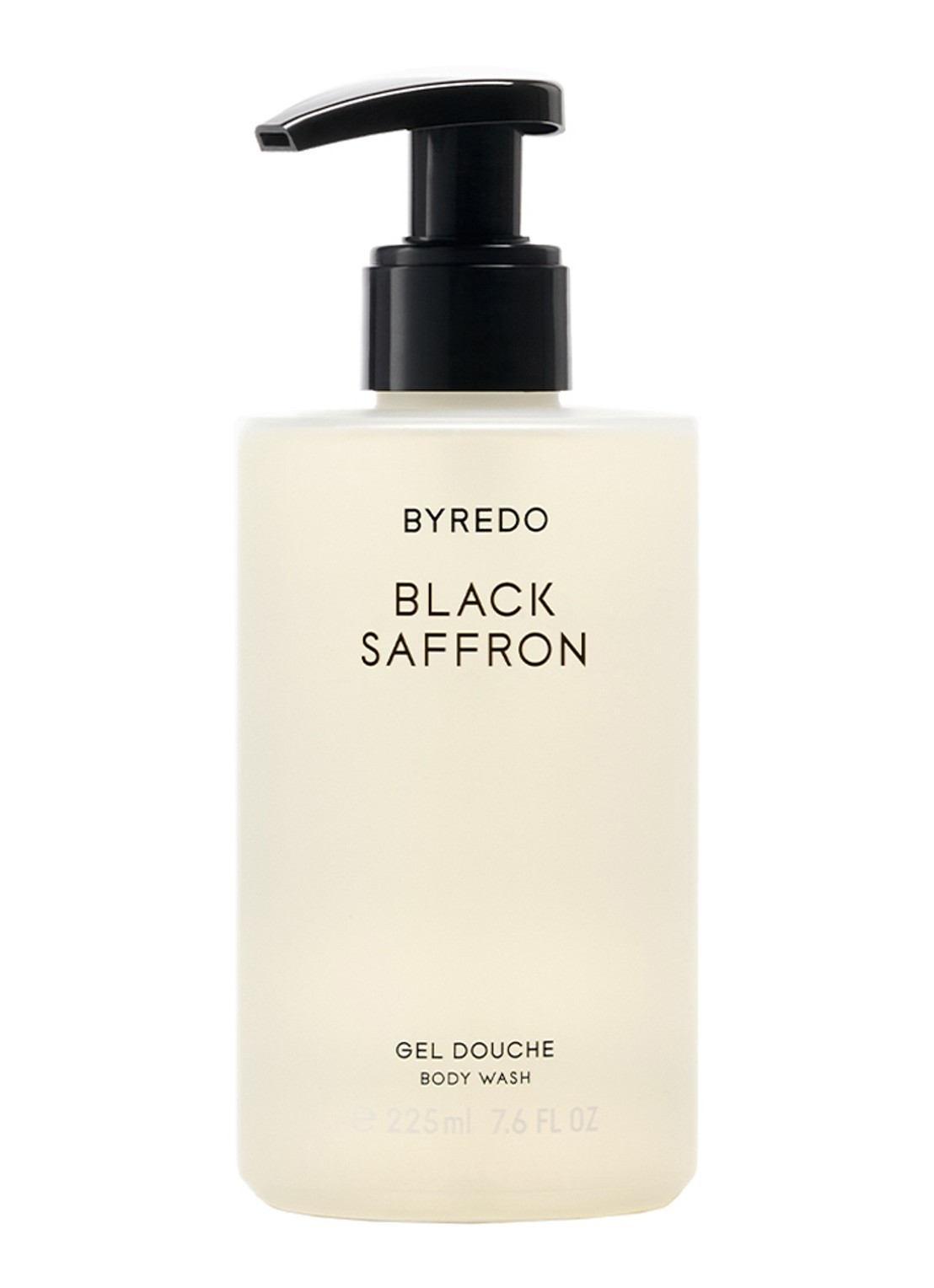 Byredo Black Saffron Body Wash - douchegel - voorkant beige