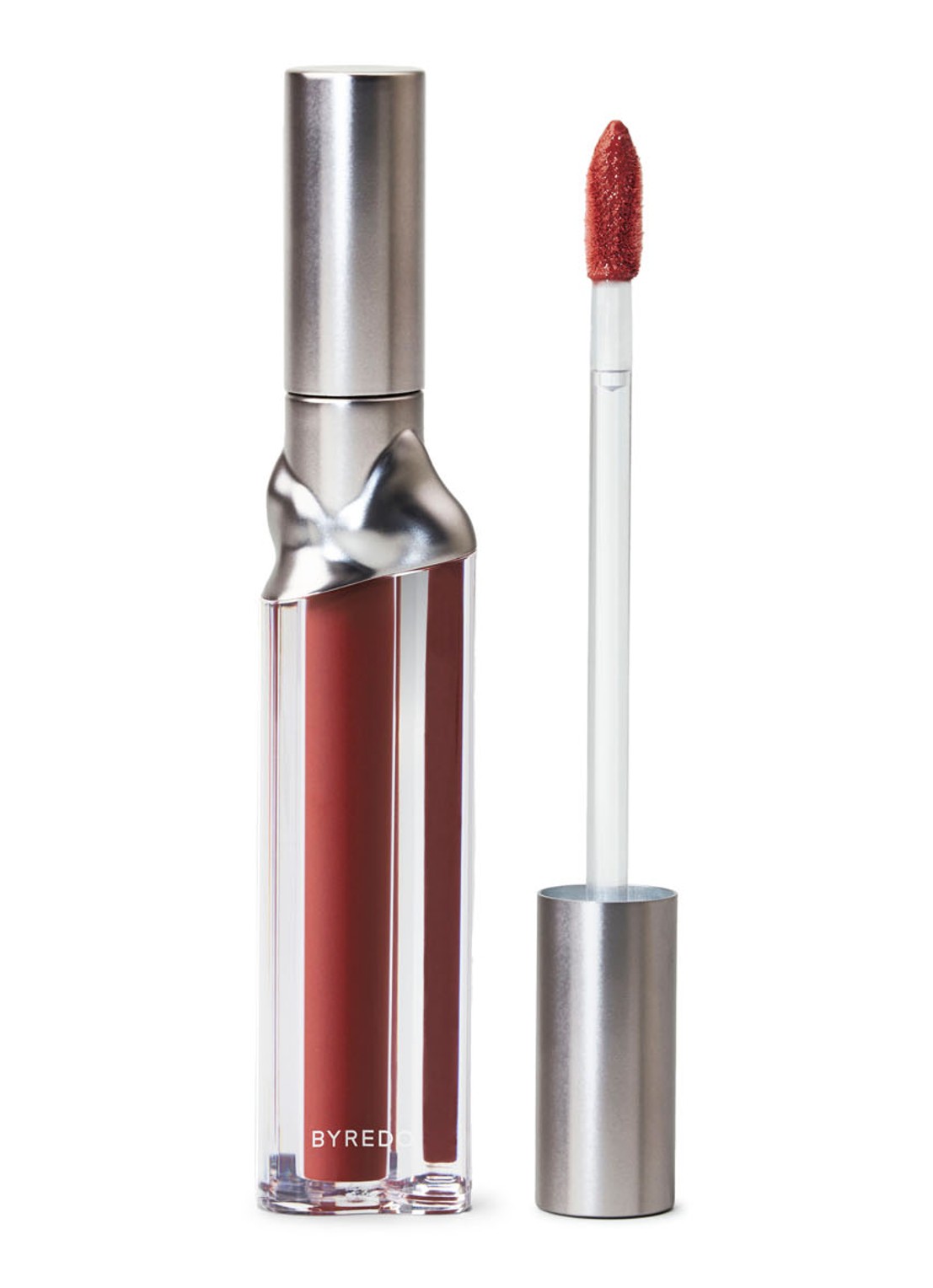 Byredo Liquid Lipstick Vinyl - vloeibare lipstick - voorkant scarlet river 359