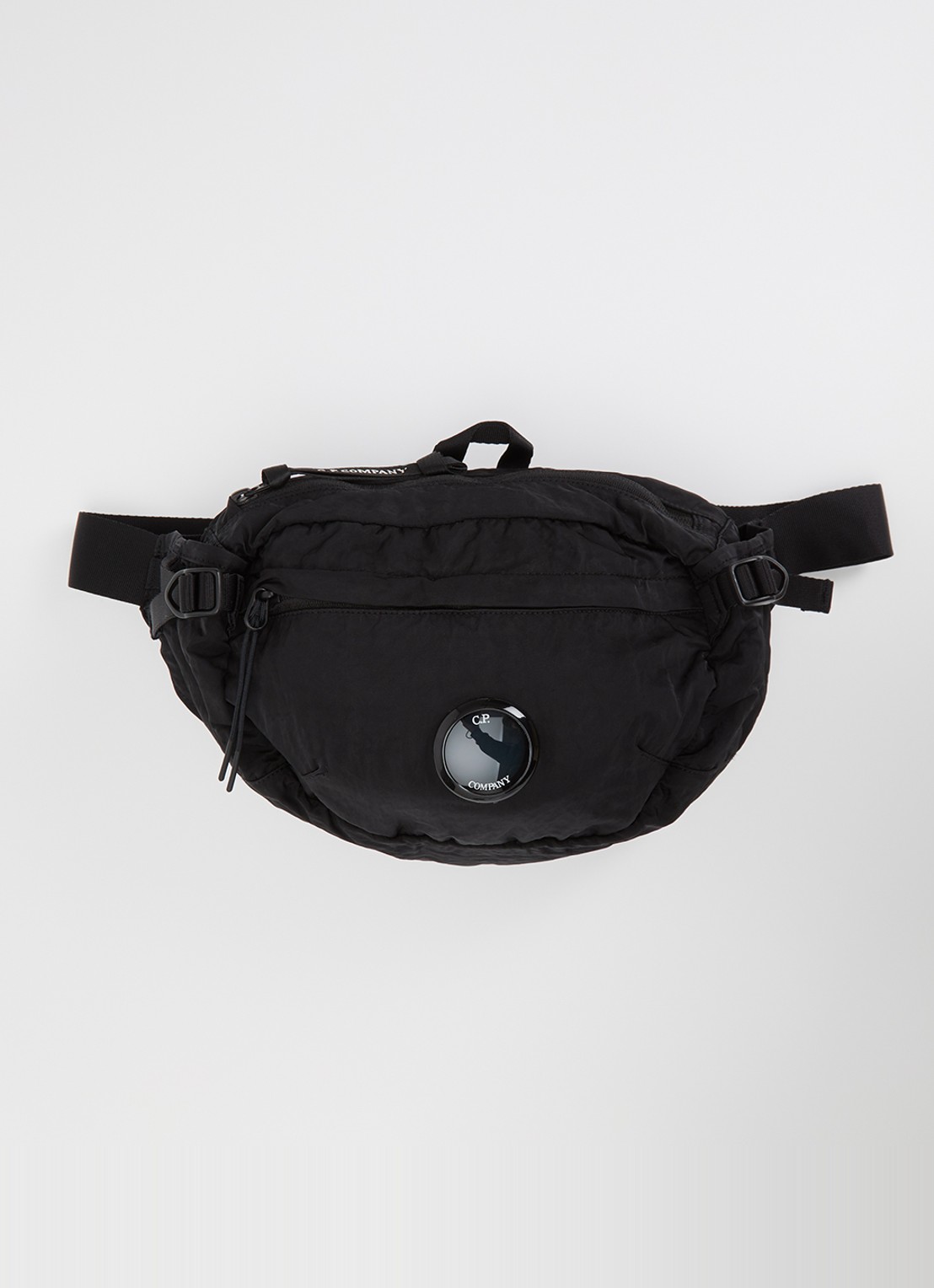C.P. Company Heuptas met logo - voorkant 5 zwart