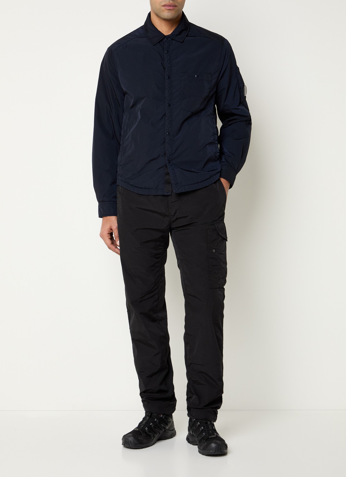 C.P. Company Jack met borstzak - voorkant 3 donkerblauw
