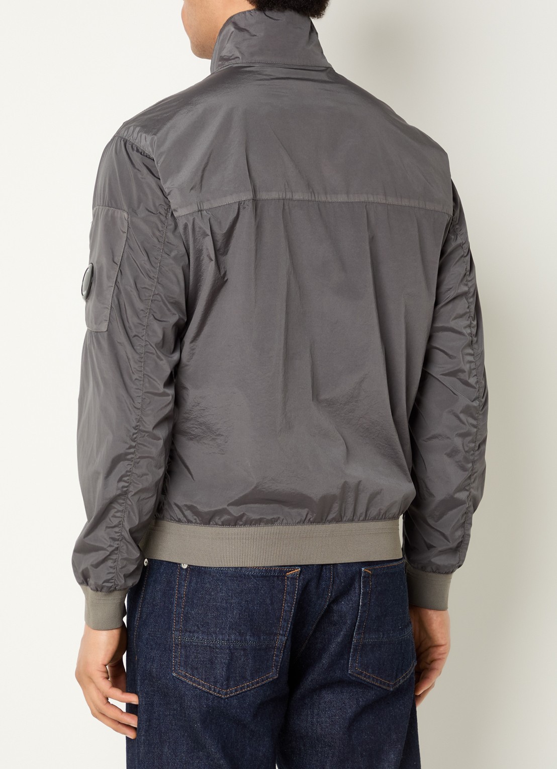 C.P. Company Jack met logo en ritszakken - achterkant 4 grijs