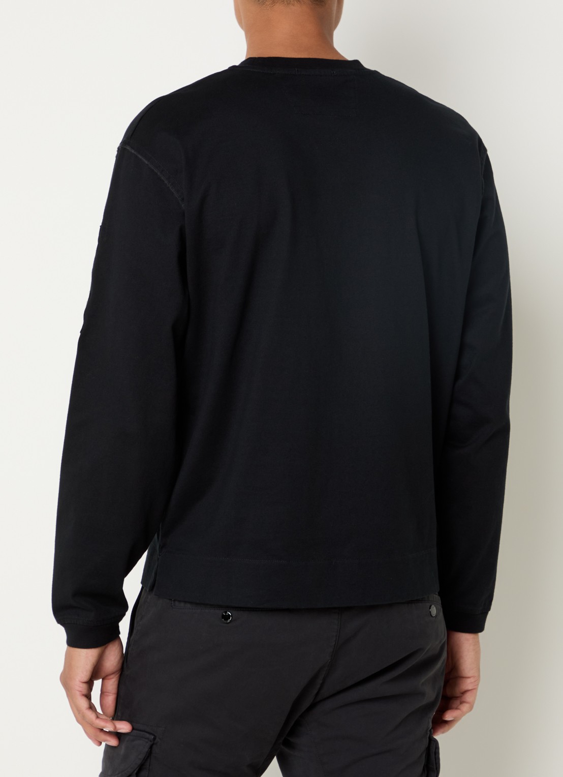 C.P. Company Longsleeve met logo - achterkant 4 zwart