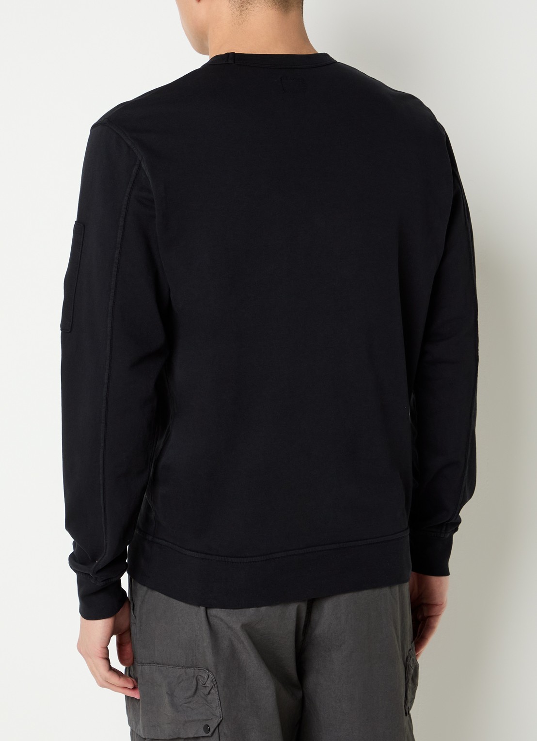 C.P. Company Sweater met logo - achterkant 4 zwart