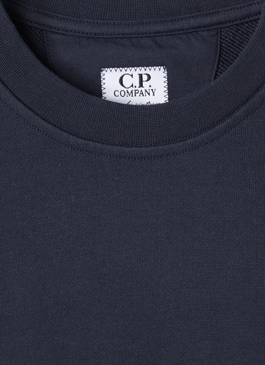 C.P. Company Sweater met opgestikte zak - detail 3 donkerblauw