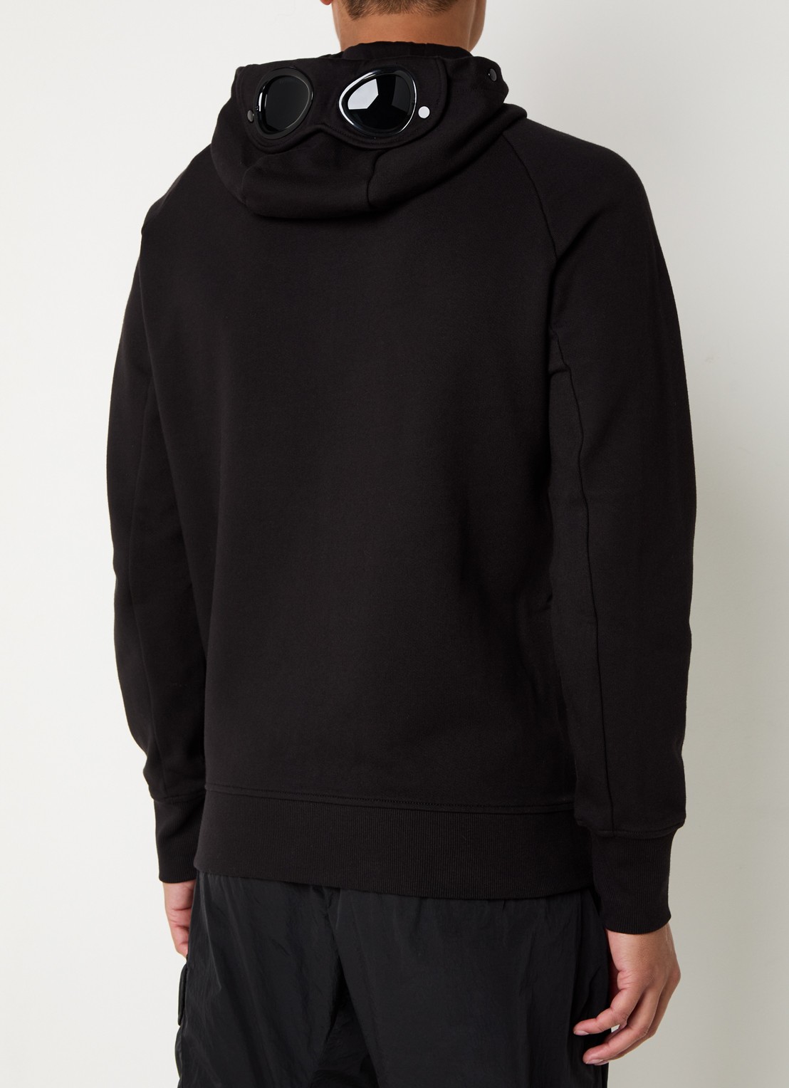 C.P. Company Sweatvest met ritszakken - achterkant 3 zwart