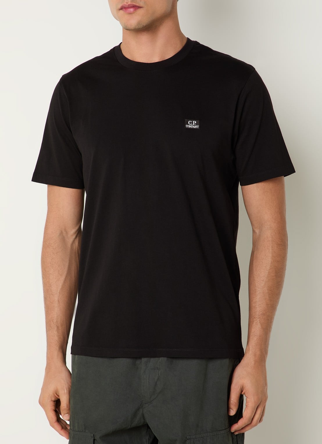 C.P. Company T-shirt met logo - detail 2 zwart