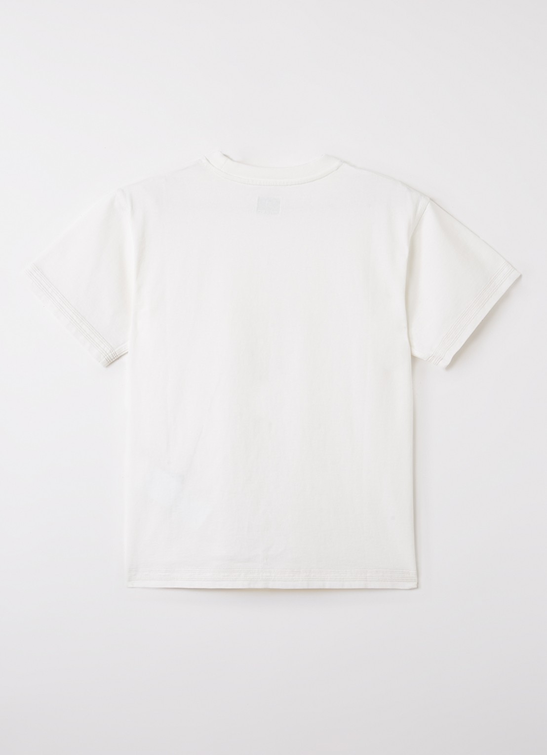 C.P. Company T-shirt met logoprint - voorkant 2 gebroken wit