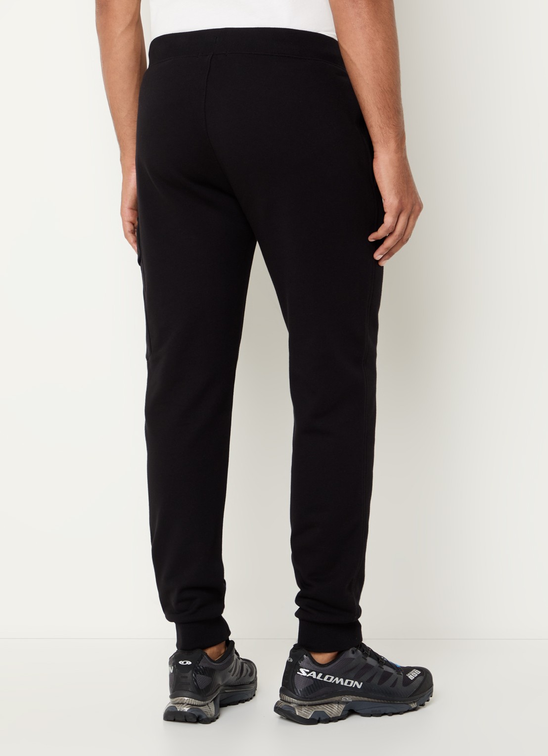 C.P. Company Tapered fit joggingbroek met steekzakken - achterkant 5 zwart