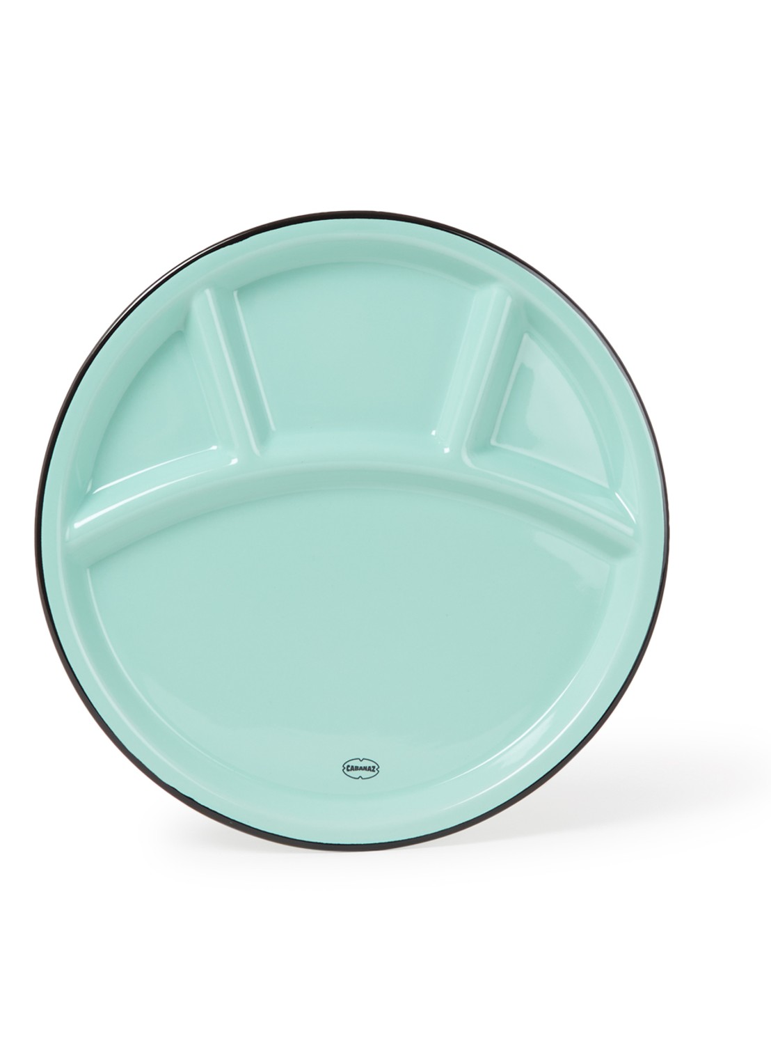 Cabanaz Fonduebord 24,5 cm - voorkant turquoise