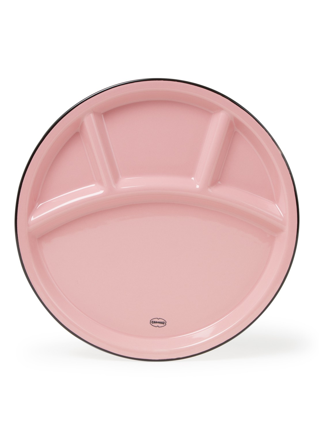 Cabanaz Fonduebord 24 cm - voorkant oudroze