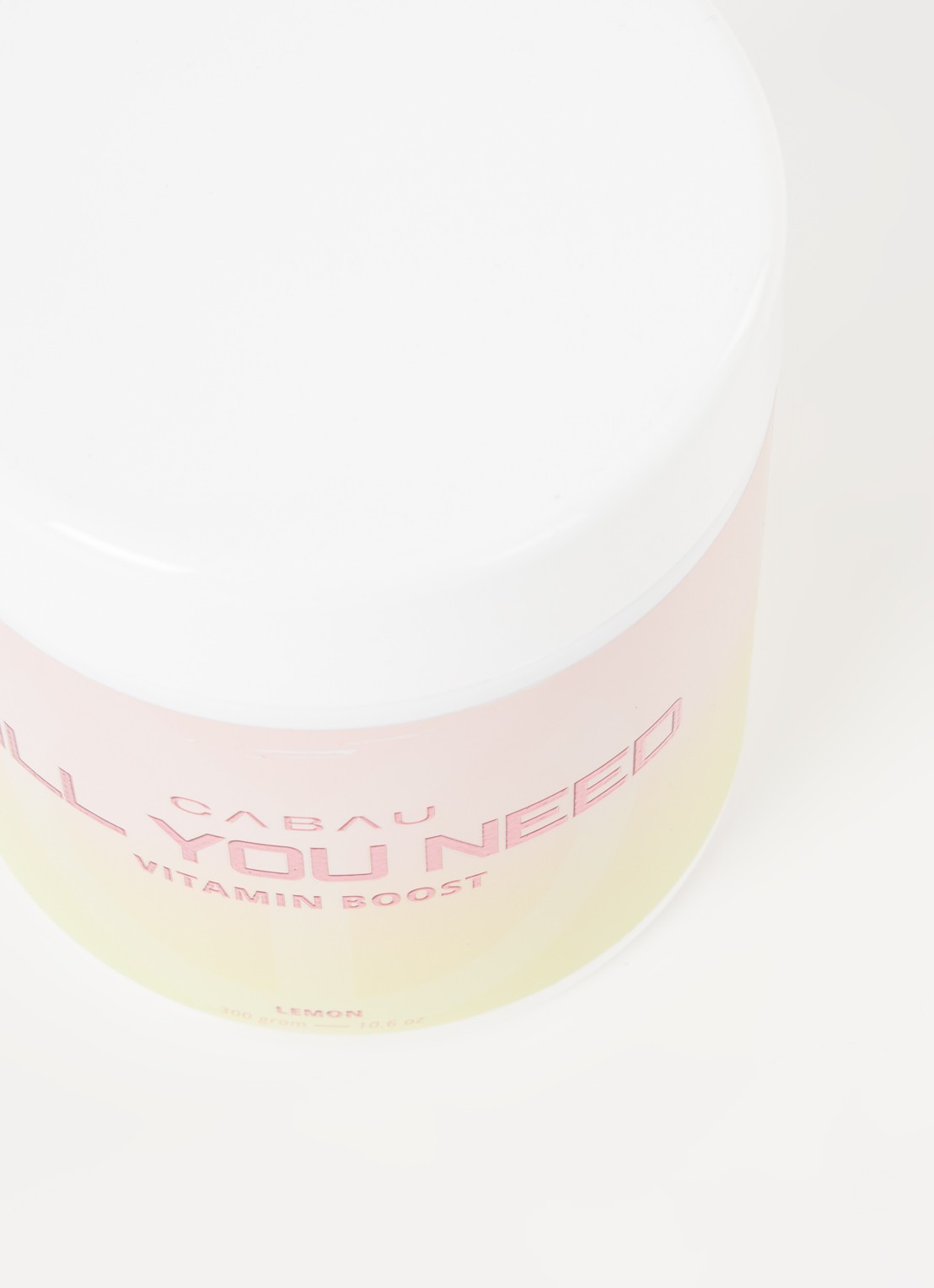 Cabau All You Need Vitamin Boost - supplement - voorkant 2 lichtroze