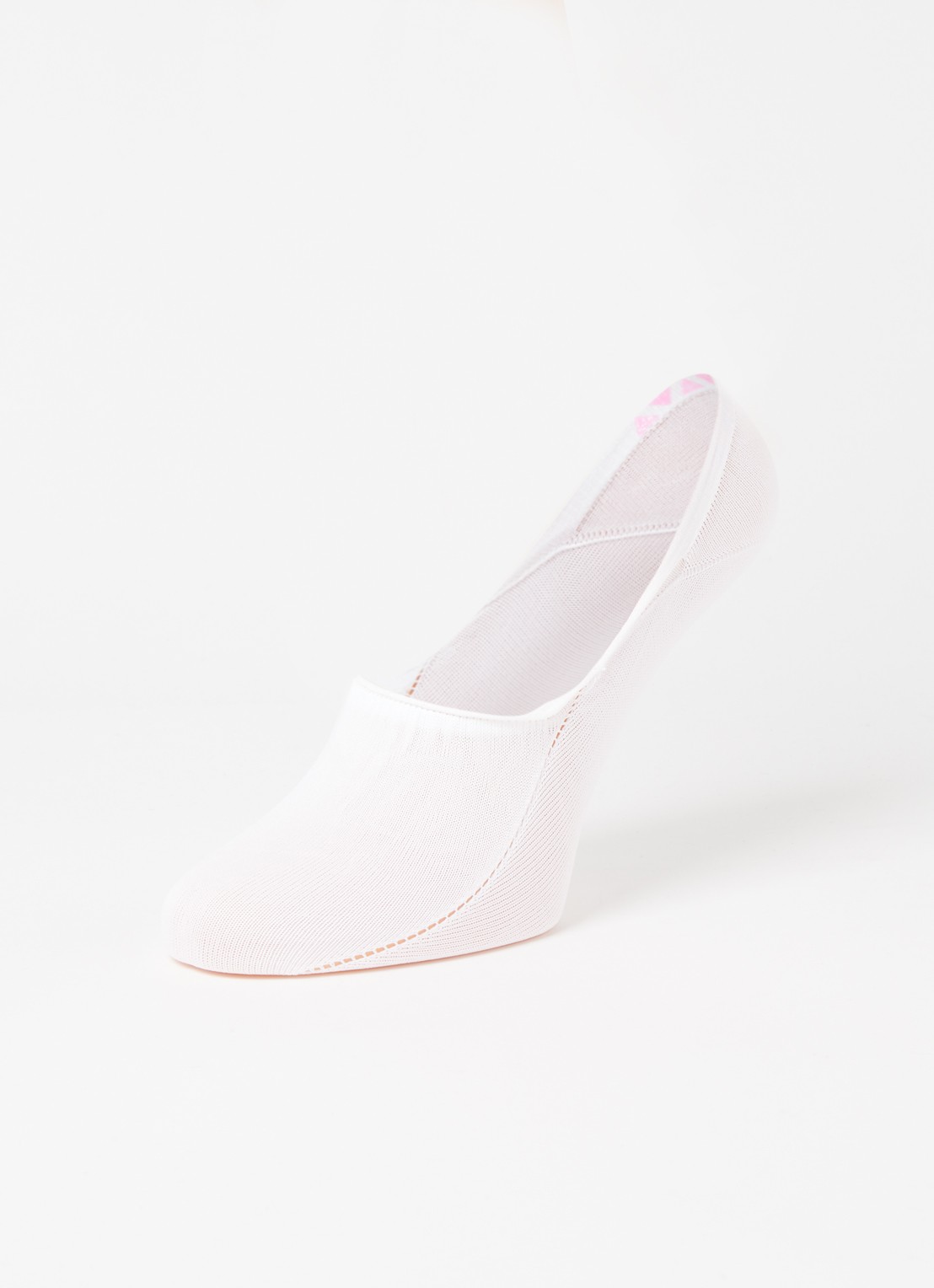 CADA Sneakersokken naadloos in 2-pack - detail 3 wit