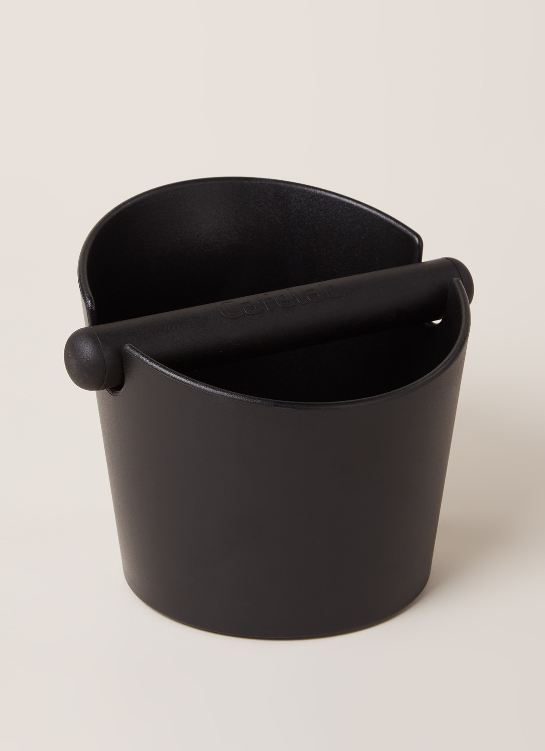 Cafelat Tubbi Large koffie uitklopbak 16,5 cm - voorkant 2 zwart