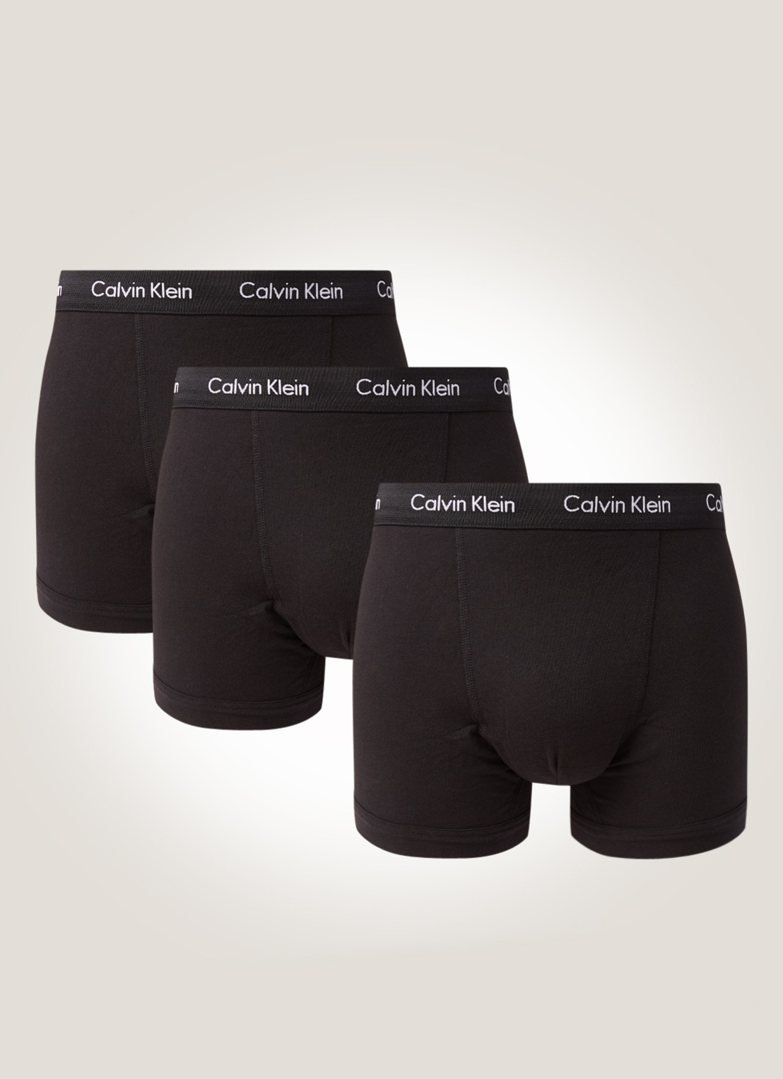 Calvin Klein 3-pack Trunk 2662 boxershorts - detail 2 zwart