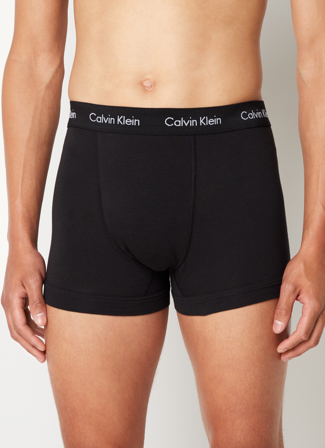 Calvin Klein 3-pack Trunk 2662 boxershorts - voorkant 4 zwart