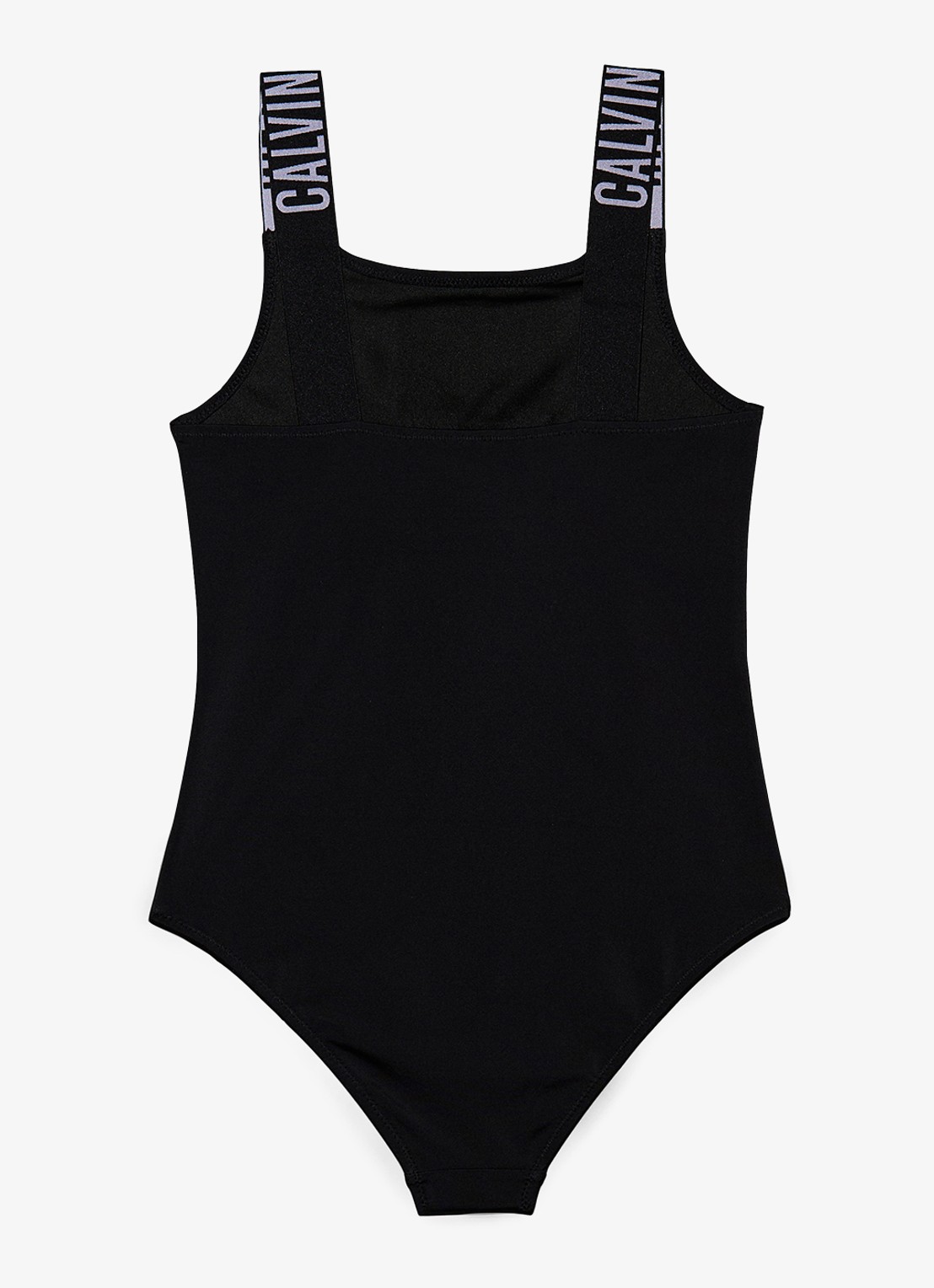 Calvin Klein Badpak met logoprint - achterkant 2 zwart
