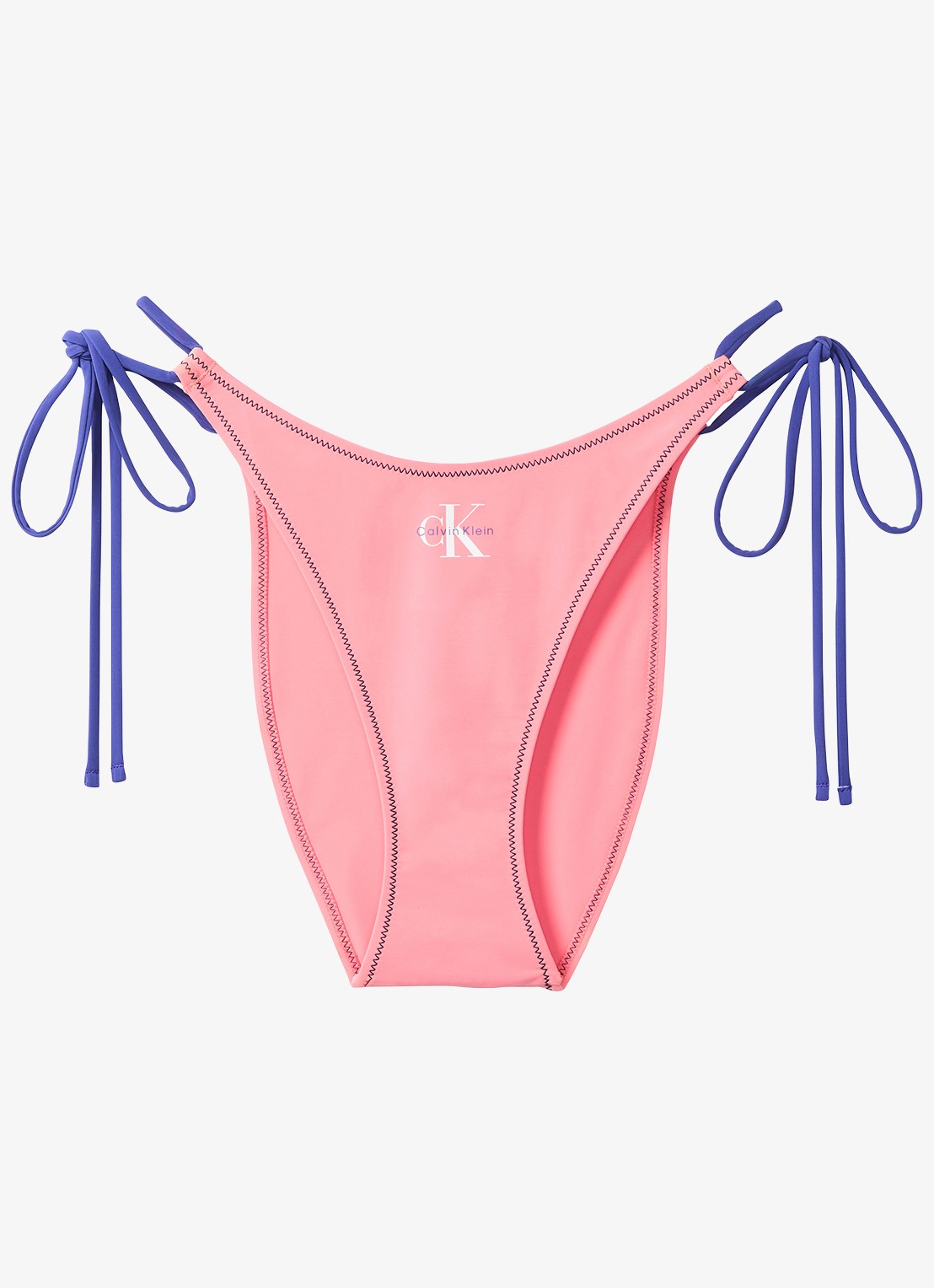 Calvin Klein Bikinislip met logo - voorkant roze