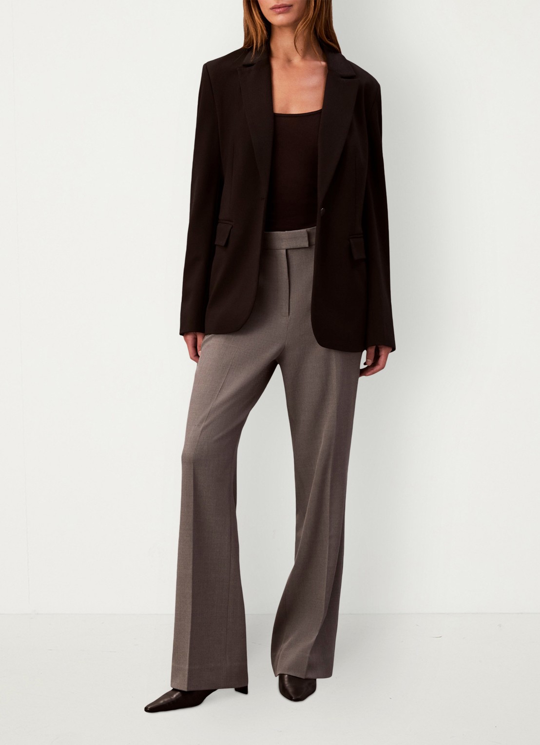 Calvin Klein Blazer met klepzakken - voorkant 5 zwart