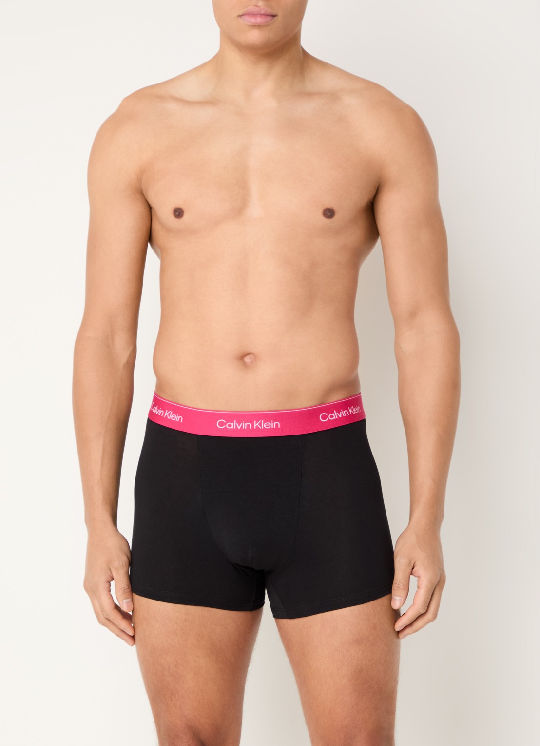 Calvin Klein Boxershorts met logoband in 3-pack - detail 2 zwart