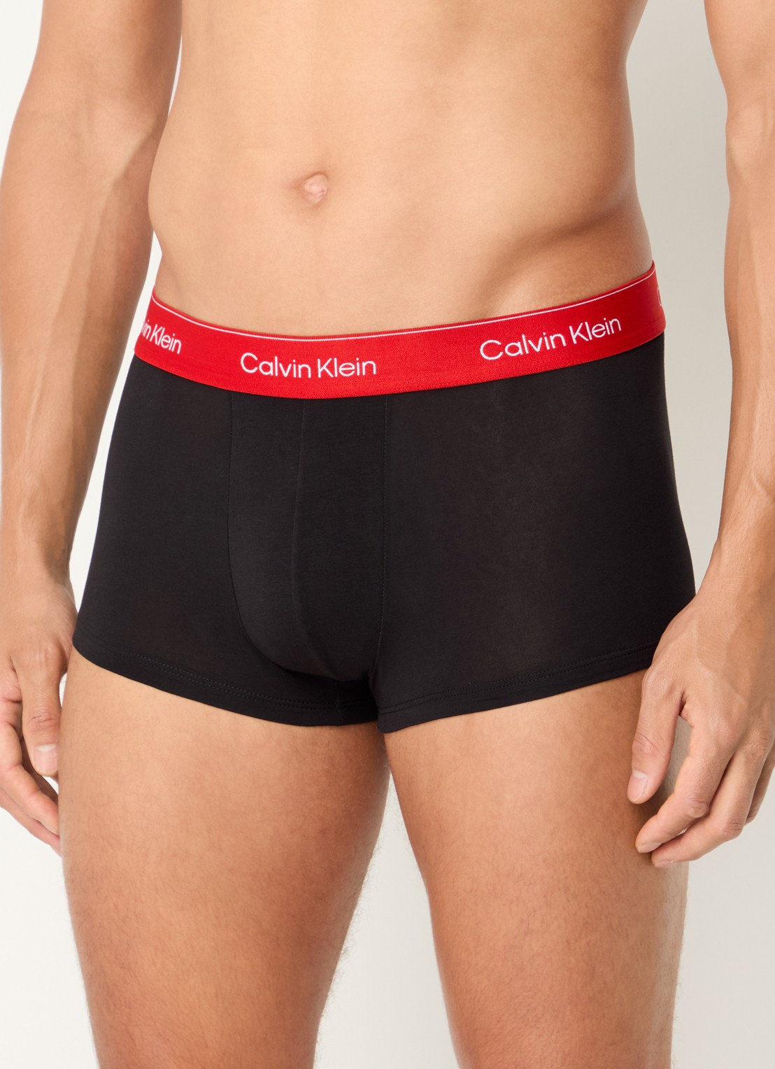 Calvin Klein Boxershorts met logoband in 3-pack - detail 2 zwart