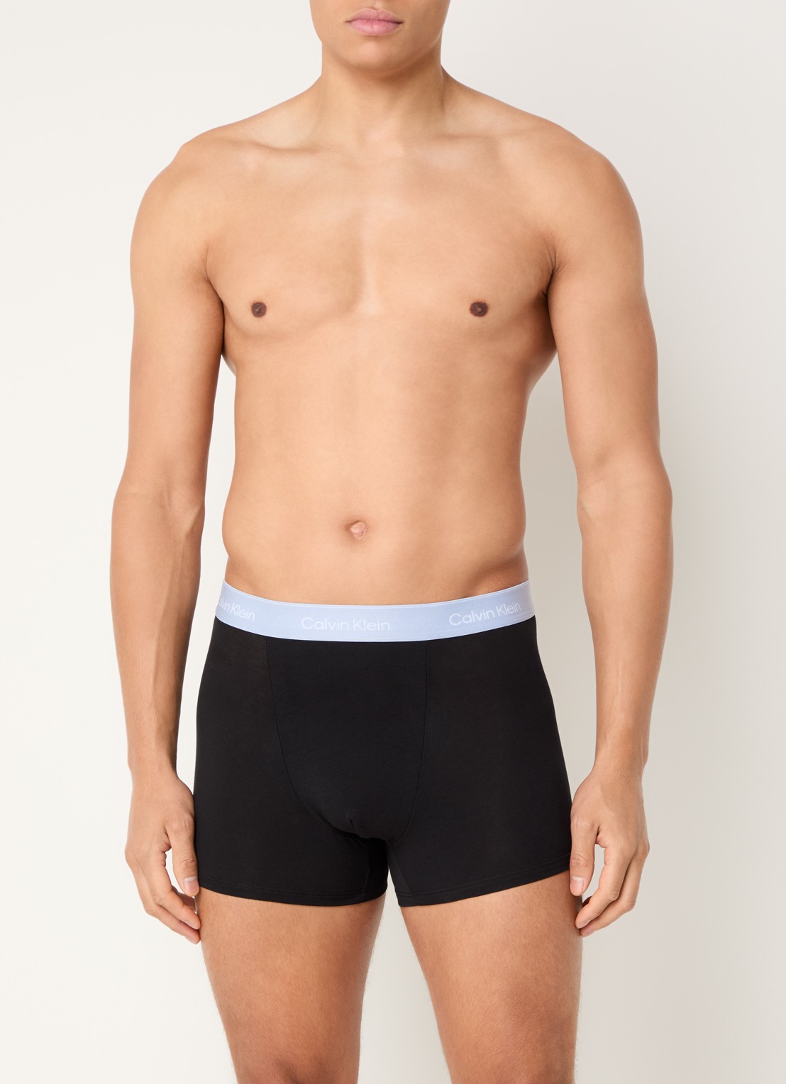 Calvin Klein Boxershorts met logoband in 3-pack - detail 2 blauw