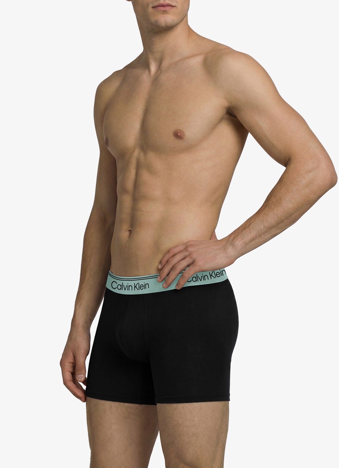 Calvin Klein Boxershorts met logoband in 3-pack - detail 2 zwart