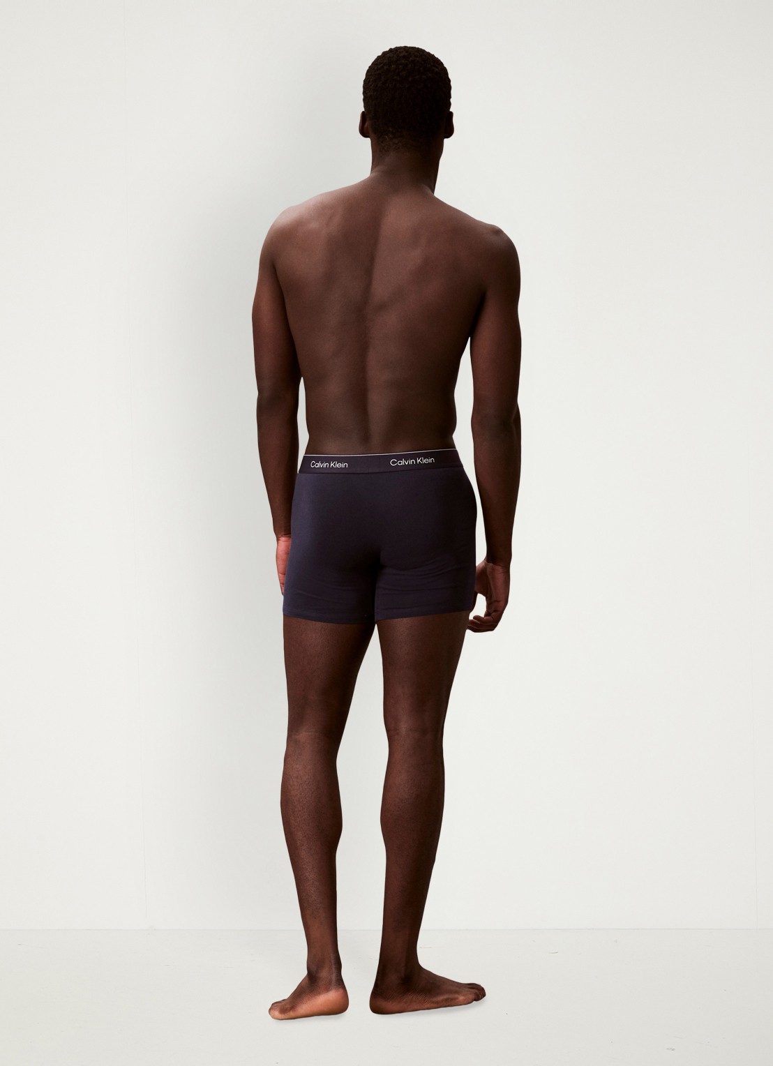 Calvin Klein Boxershorts met logoband in 3-pack - achterkant lichtblauw