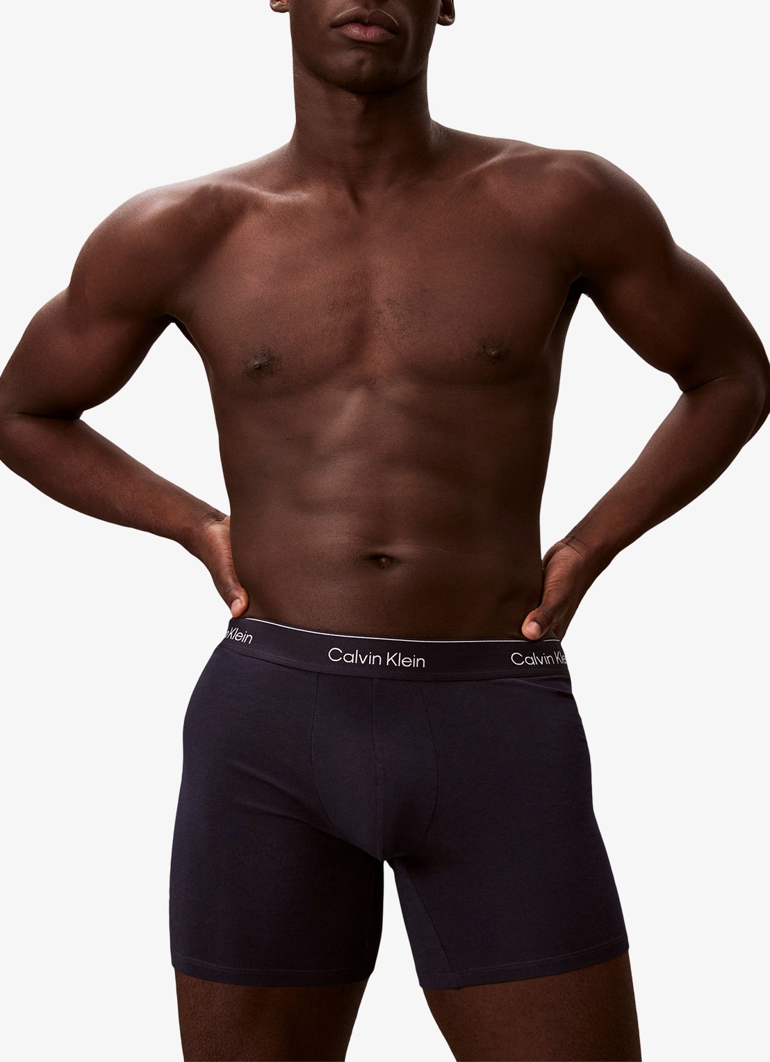 Calvin Klein Boxershorts met logoband in 3-pack - detail 2 lichtblauw