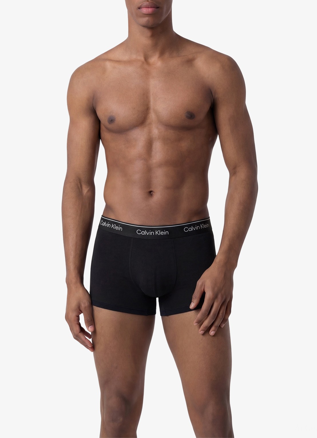Calvin Klein Boxershorts met logoband in 3-pack - detail 2 zwart