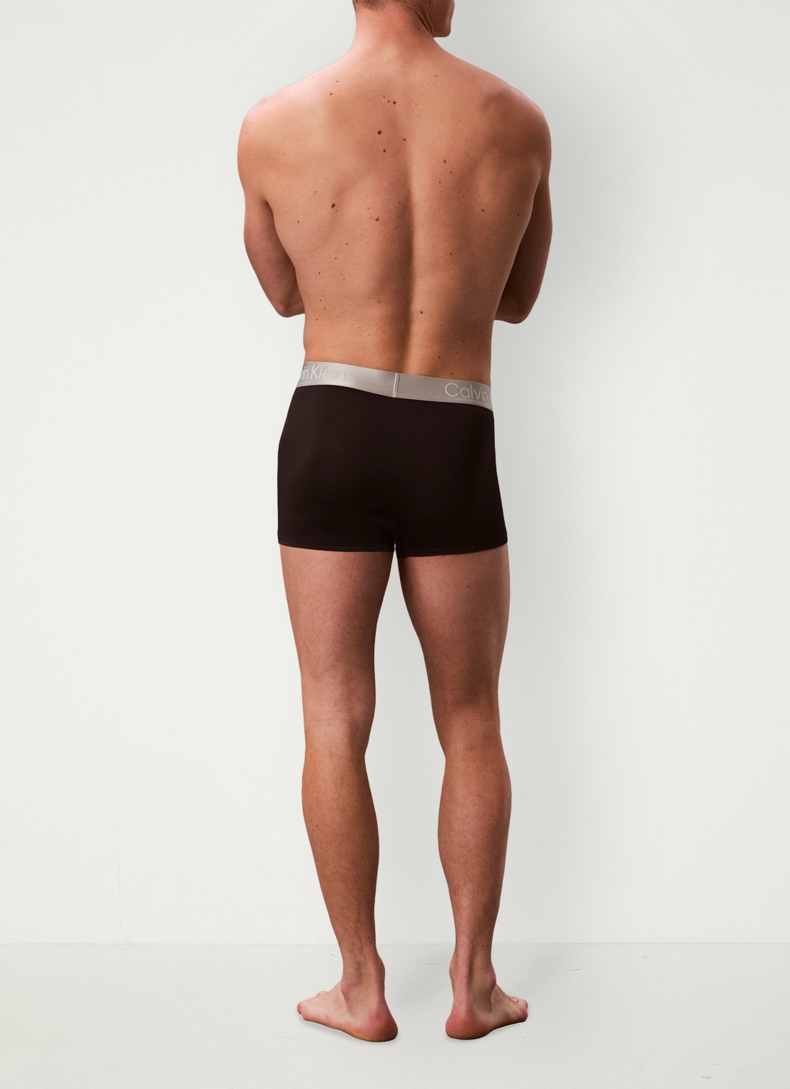 Calvin Klein Boxershorts met logoband in 3-pack - achterkant 5 beige