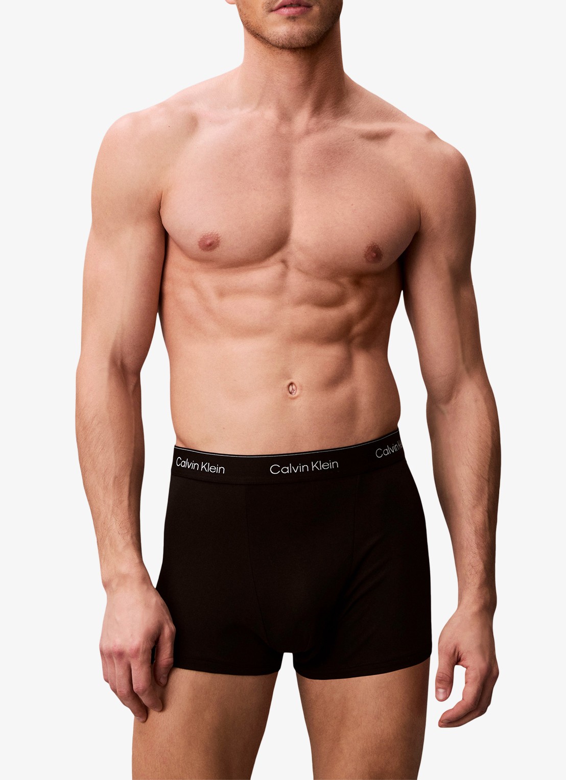 Calvin Klein Boxershorts met logoband in 3-pack - detail 2 groen