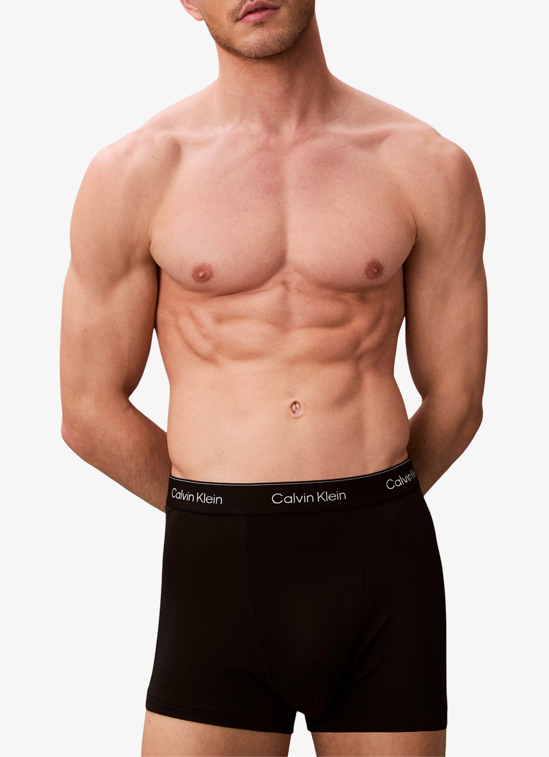 Calvin Klein Boxershorts met logoband in 3-pack - detail 3 groen