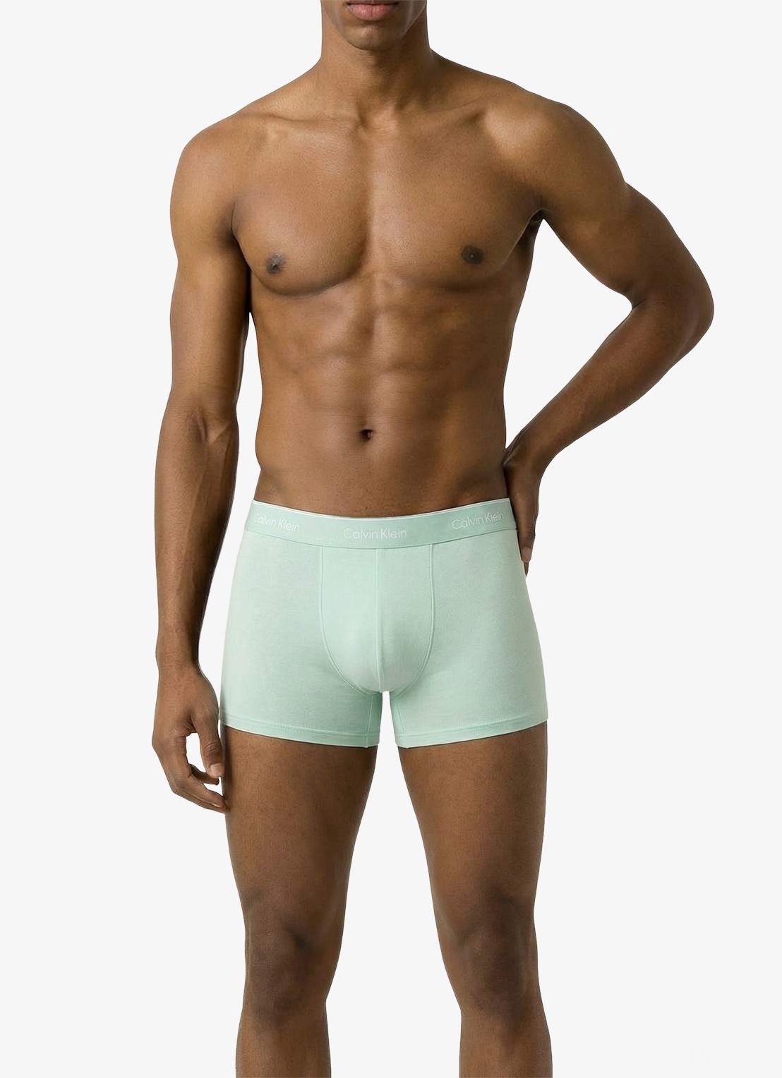 Calvin Klein Boxershorts met logoband in 3-pack - detail 2 petrol