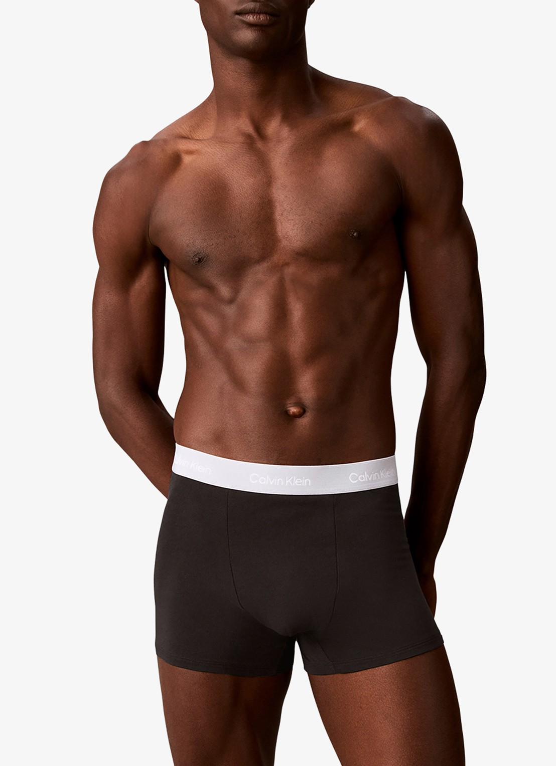 Calvin Klein Boxershorts met logoband in 3-pack - detail 3 blauw