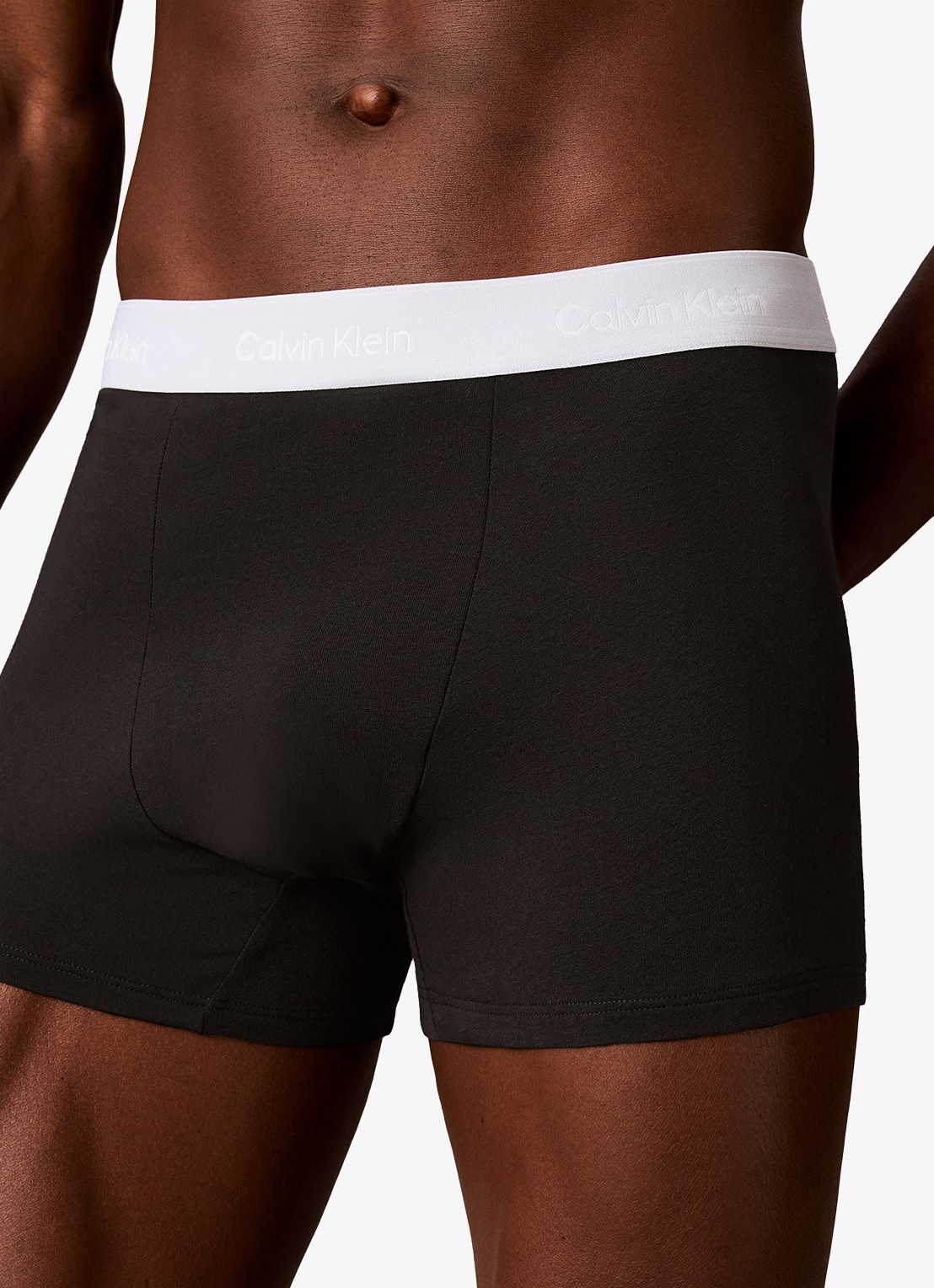 Calvin Klein Boxershorts met logoband in 3-pack - detail 4 blauw